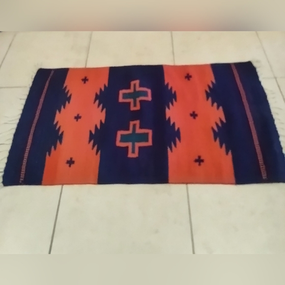 Trading Post New Mexico Southwest Indian Rug - Picture 2 of 6